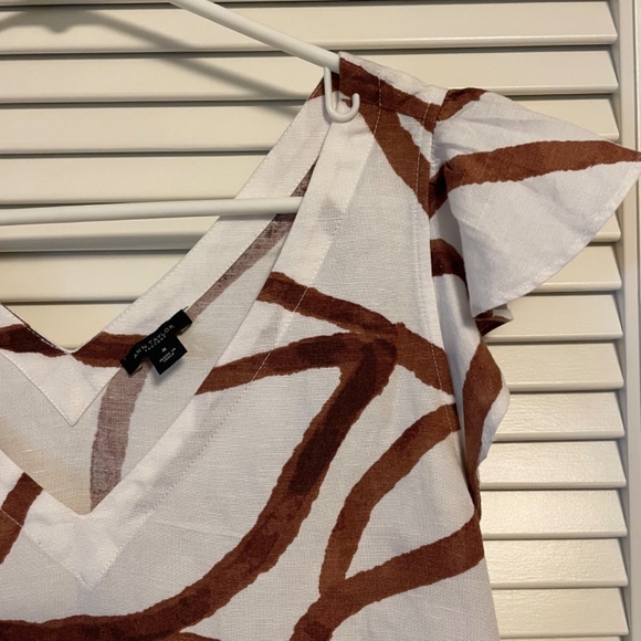 Flutter Sleeve Artsy Top | NWOT - Picture 2 of 4